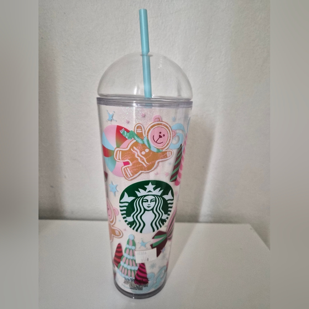 Starbucks Holiday Tumbler with Straw